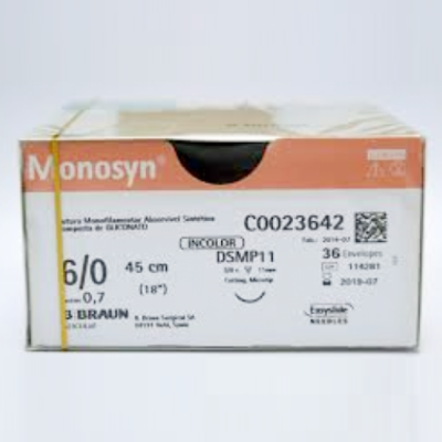 [비브라운] 모노신(Monosyn) 인공흡수성봉합사 36개/박스