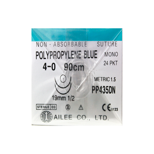 [아이리] 폴리프로필렌 4-0 [PP435DN] 비흡수성봉합사 24개/박스(주문제작반품불가) 급여코드 : B0039406