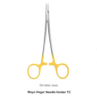 [진성] 메이요헤가니들홀더 TC (Serrated Jaws) Mayp Hegar Needle Holder TC