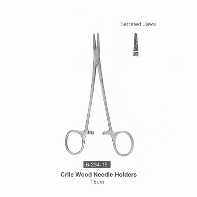 [진성] 크라일우드니들홀더 15cm 유구 Crile wood Needle Holders [6-234-15]