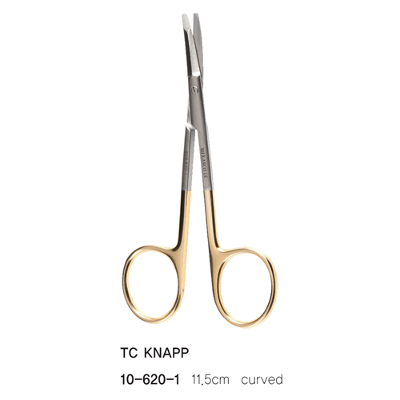 [KASCO]골드 넵 시저 커브 (Gold Knapp Scissors Curved) 10-620-1