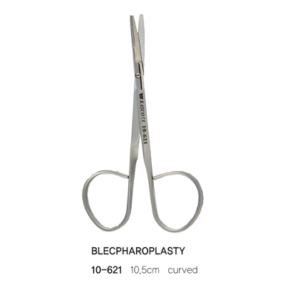 [KASCO]블렙퍼로플라스티 시저 커브 (Blepharoplasty Scissors Curved) 10-621