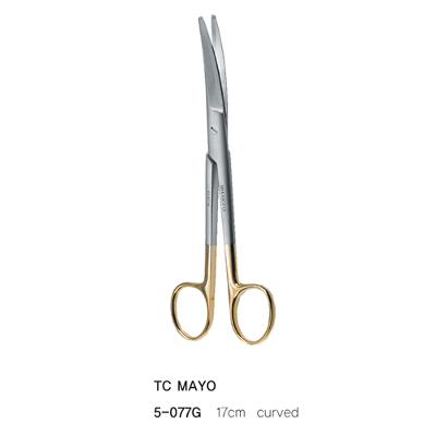 [KASCO]골드 메이요 시저 커브 (Gold Mayo Scissors Curved) 5-077G